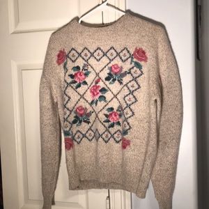 Cute thrifted sweater.